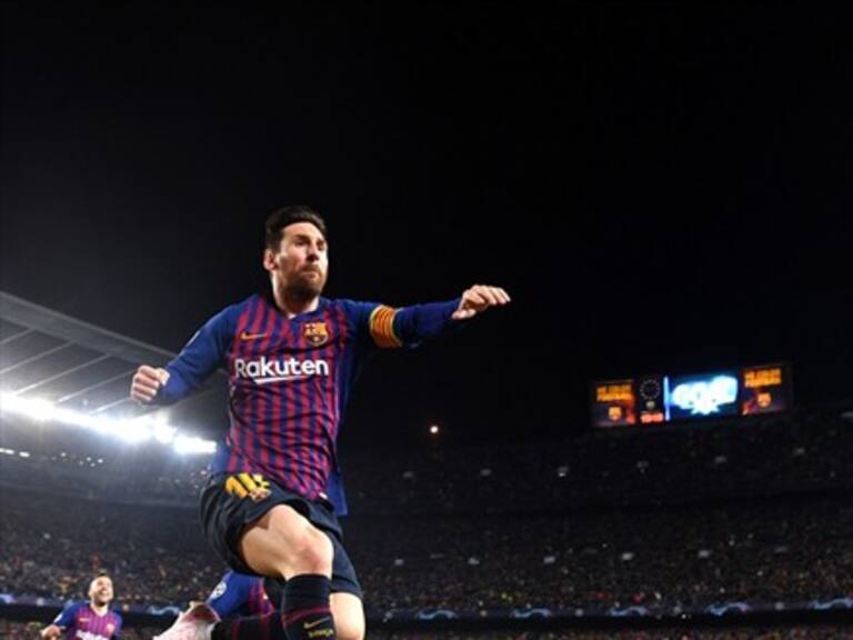 Messi marcó un golazo para abrir la cuenta ante el Manchester United