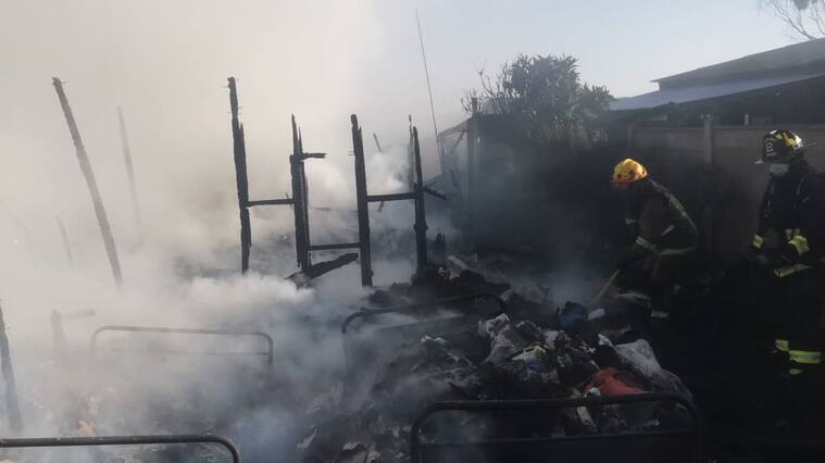 Incendio en San Antonio