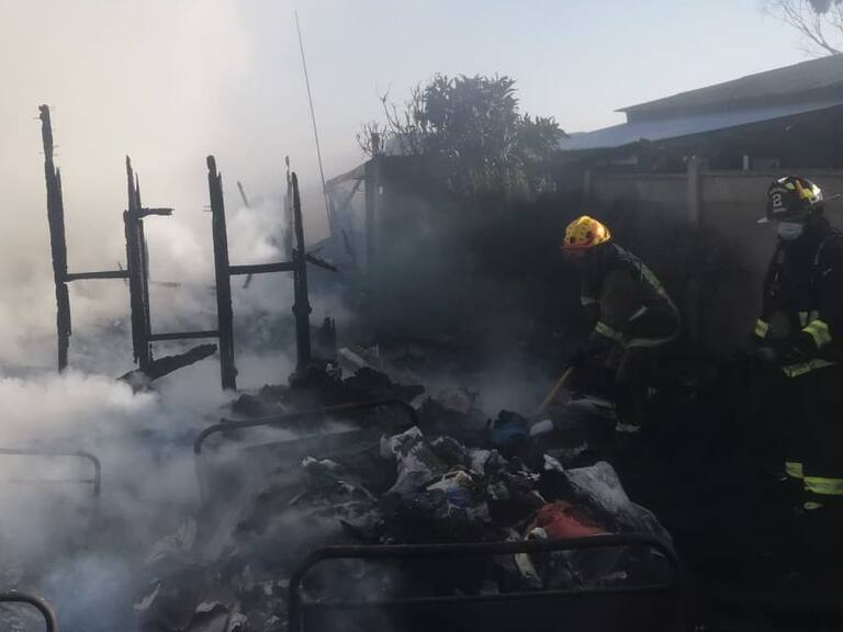 Incendio en San Antonio