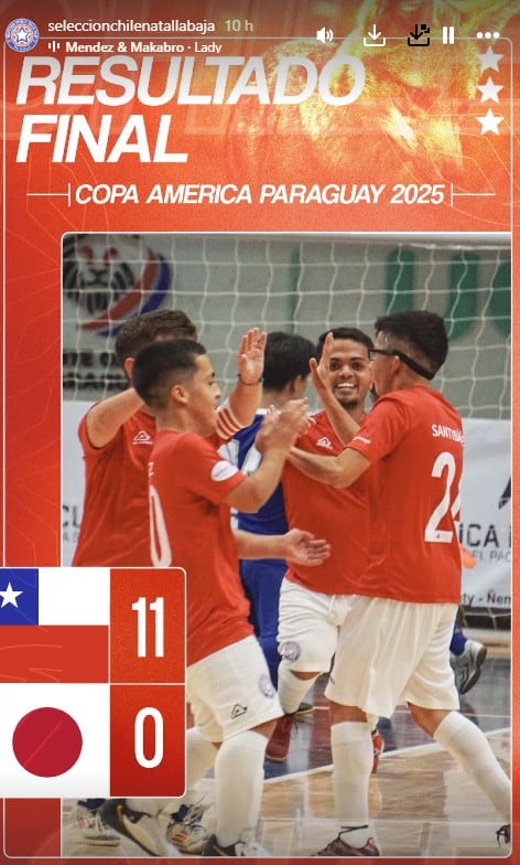 Selección chilena talla baja