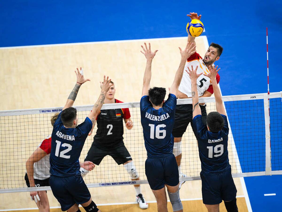 Chile da batalla, pero cae ante Alemania en su segundo partido del Mundial de Voleibol