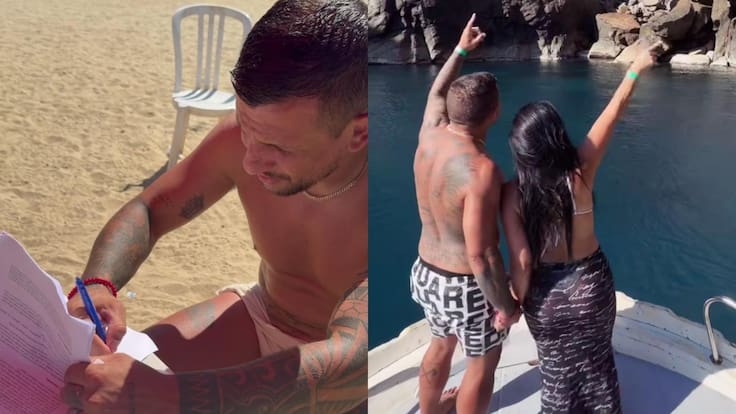 Firmó contrato en la playa y le enseñó cánticos de la barra a su pareja: Vecchio palpita su regreso a Unión Española