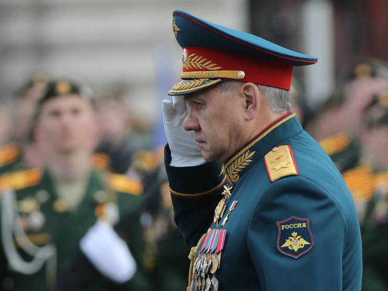 El ministro de defensa de Rusia Sergei Shoigu en Moscú