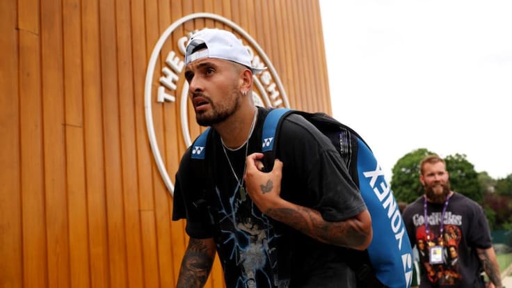 Escándalo en el tenis: Nick Kyrgios es suspendido tras dar positivo por cocaína