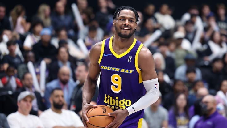 Bronny James tampoco pudo brillar en su debut en la NBA G League
