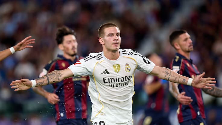 Con el primer gol de Mastantuono: Real Madrid vence a Levante y sigue firme como líder de La Liga