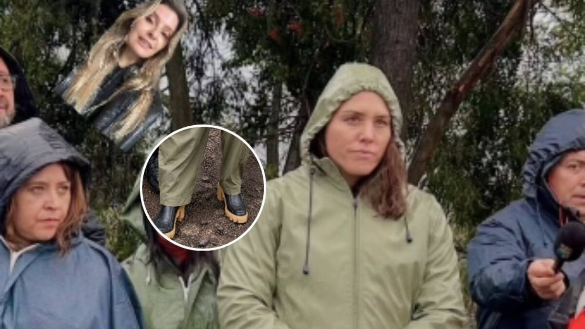 Calzado de Natalia Duco causa debate: expertos advierten qué zapatos debes evitar durante la lluvia