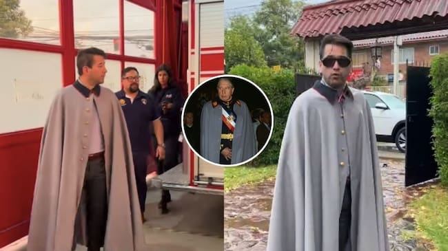 Diputado Javier Olivares desata polémica por difraz alusivo a Augusto Pinochet: “Ridículo”