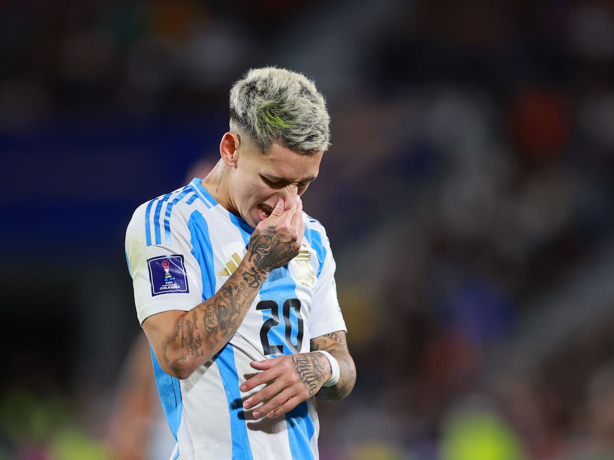 Tras burlarse de Chile: figura de Argentina Sub 20 publica sentido mensaje en redes y toma drástica medida