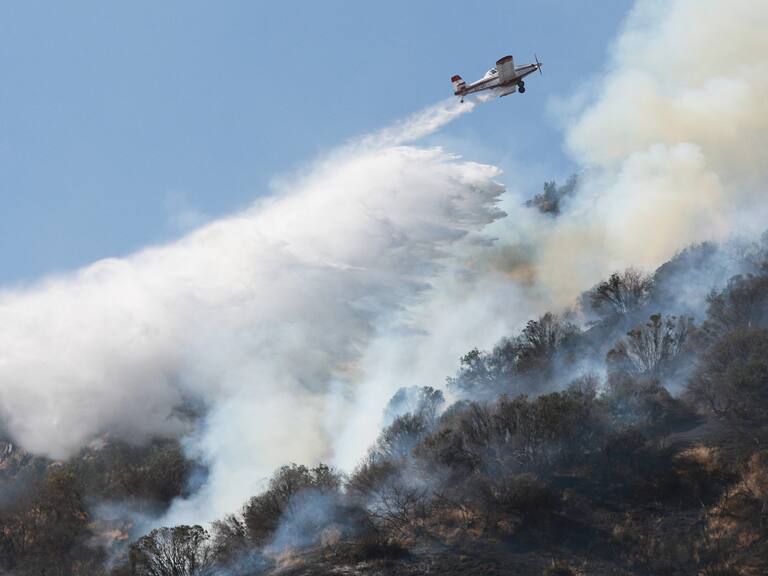 16 de Noviembre de 2021 / Vitacura Incendio Forestal en Cerro Manquehue en la comuna de vitacura
FOTO: DIEGO MARTIN /AGENCIAUNO