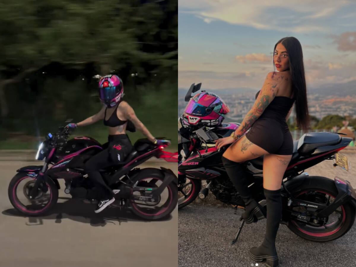 Le gustaba conducir sin manos: muere joven influencer tras horrible accidente en moto