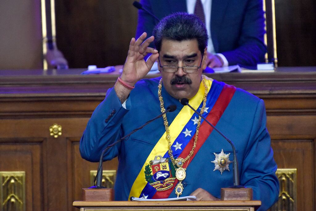 El presidente de Venezuela Nicolás Maduro. Getty Images.