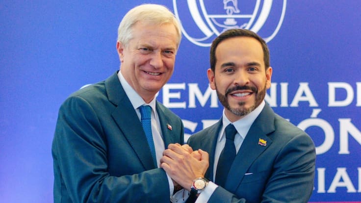 “Seguridad, comercio y defensa de la democracia”: la reunión del Presidente Kast con Abelardo de la Espriella tras asumir el mando de Colombia