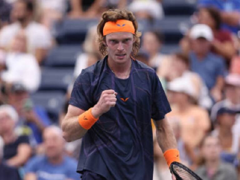 Andrey Rublev sigue dando pelea en el US Open y ya se encuentra entre los ocho mejores del certamen