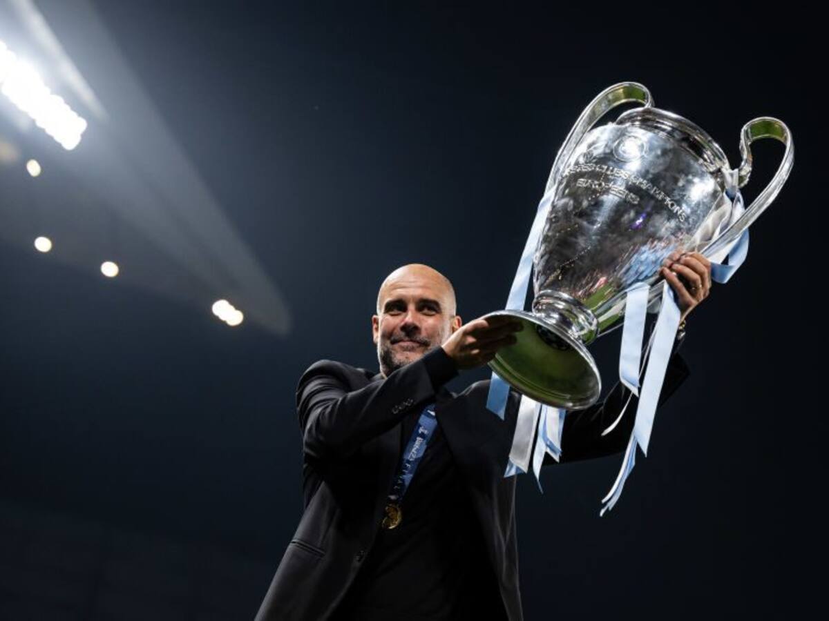 La alegría desbordada de Pep Guardiola: «Que el Real Madrid no se confíe, estamos a 13 Champions»