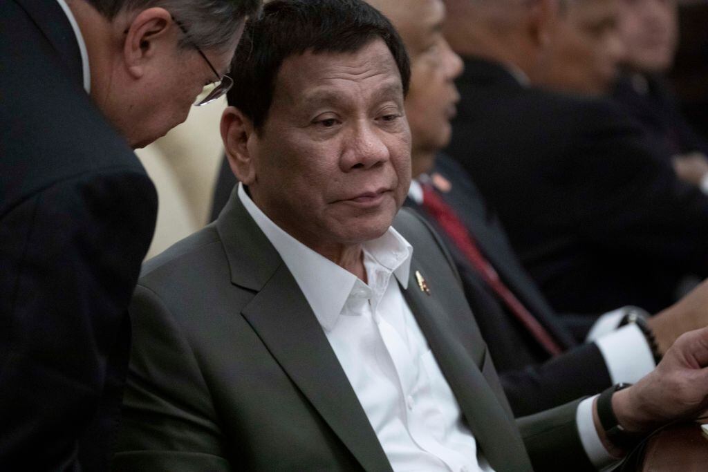 El gobernante filipino Rodrigo Duterte
