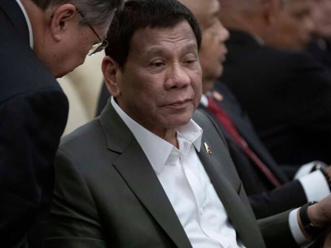 El gobernante filipino Rodrigo Duterte
