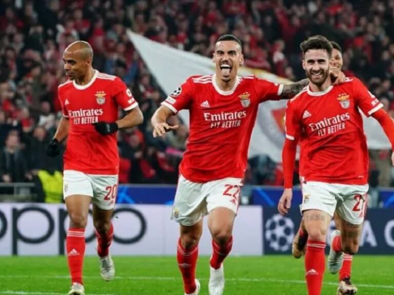El Benfica portugués masacró al Brujas de Bélgica y se instaló con propiedad en los cuartos de final de la Champions League
