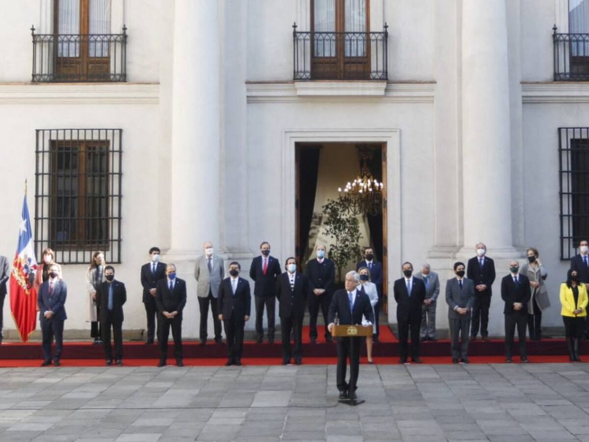 Presidente Piñera encabezó nuevo cambio de gabinete en el Palacio de La Moneda