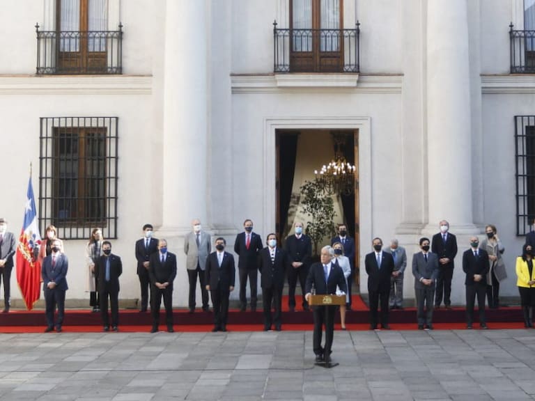Presidente Piñera encabezó nuevo cambio de gabinete en el Palacio de La Moneda
