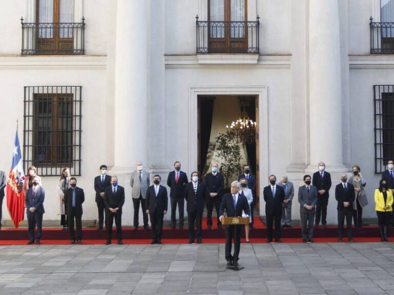 Presidente Piñera encabezó nuevo cambio de gabinete en el Palacio de La Moneda