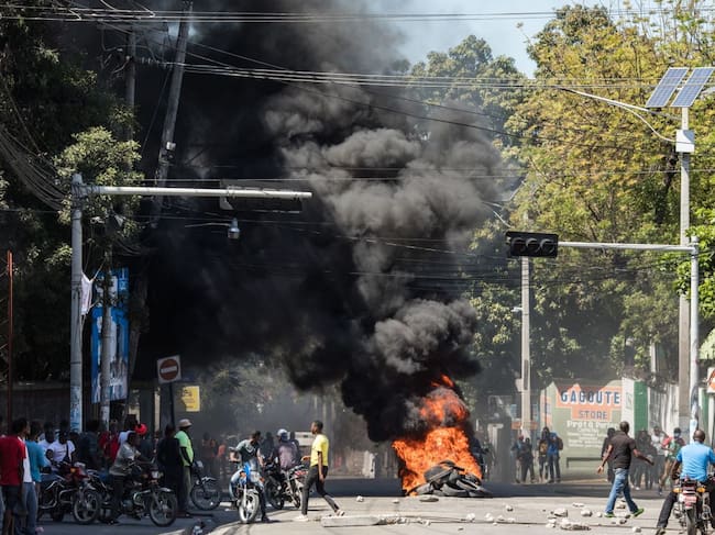 Protestas ciudadanas en Puerto Príncipe