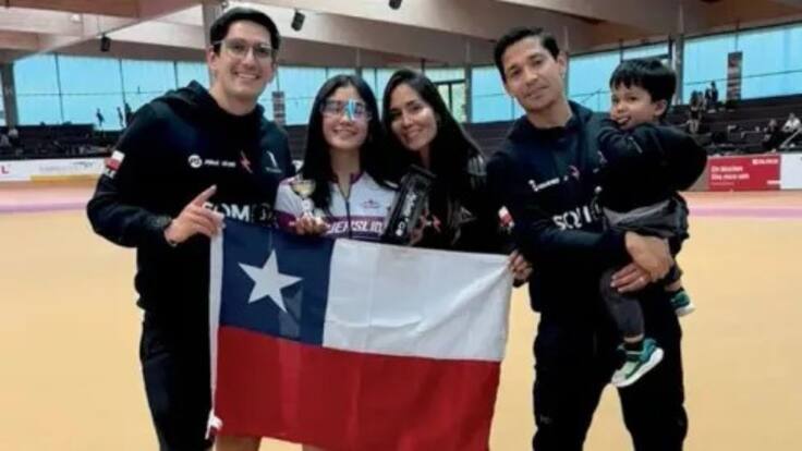 Hija de Matías Fernández brilla y se corona campeona en torneo europeo de patinaje: “Es un sueño hecho realidad”
