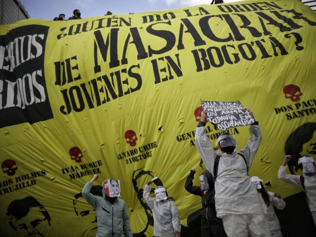 Manifestaciones en contra de la violencia policial en Bogotá