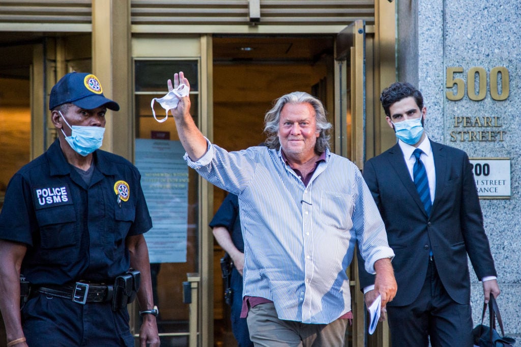 El ex asesor y ex estratega de Donald Trump, Steve Bannon