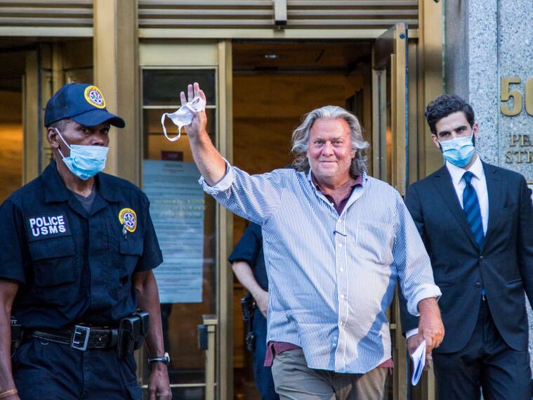 El ex asesor y ex estratega de Donald Trump, Steve Bannon