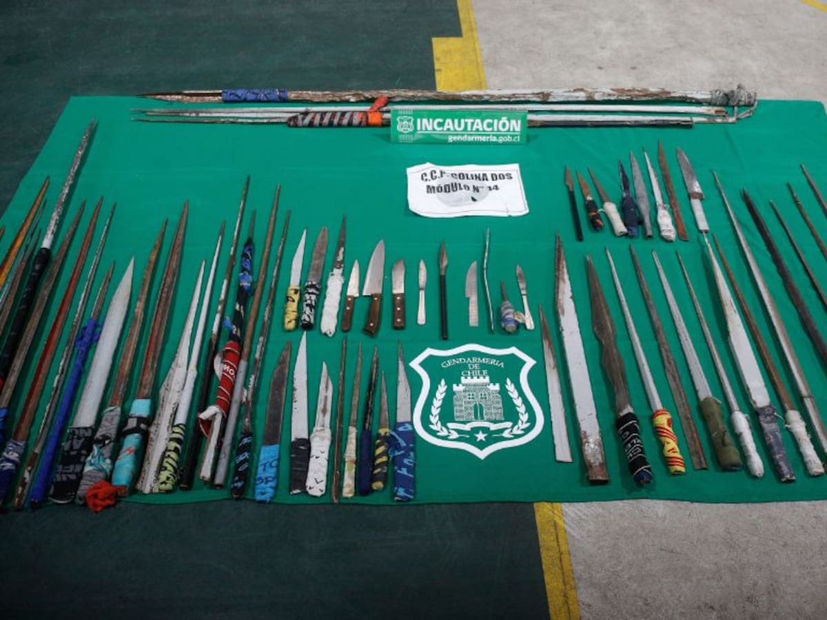 Operativo en cárceles del país logró incautar más de 600 armas y casi 2 kilos de droga