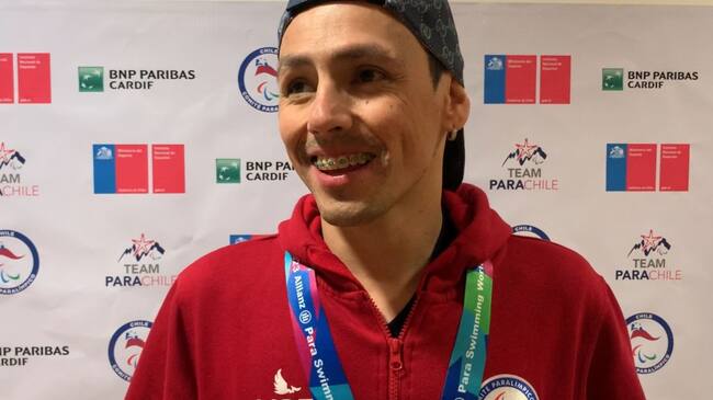 Alberto Abarza logra la décima medalla de su carrera disputando Mundiales de Para Natación