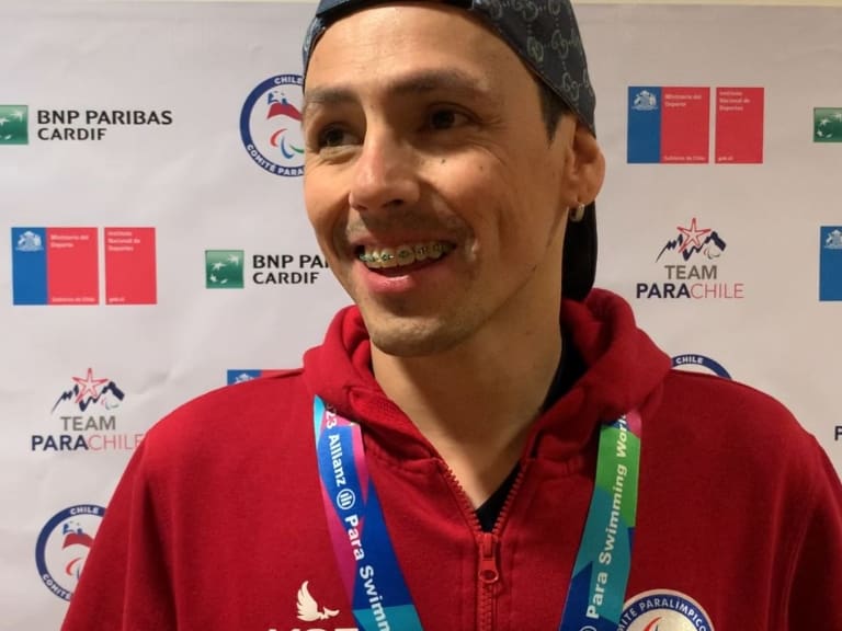 Alberto Abarza logra la décima medalla de su carrera disputando Mundiales de Para Natación