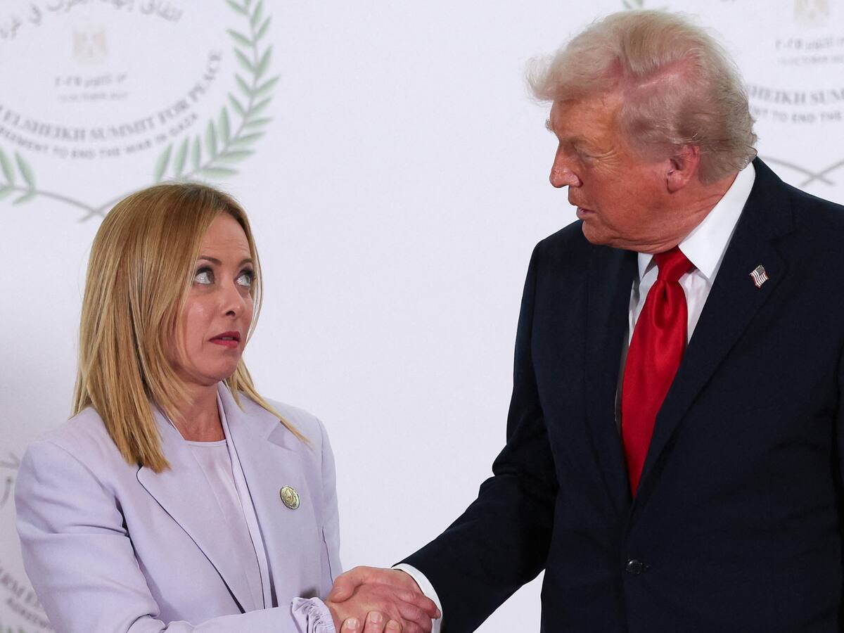 Trump genera controversia al elogiar a Giorgia Meloni durante cumbre sobre Gaza: “Es una mujer hermosa”
