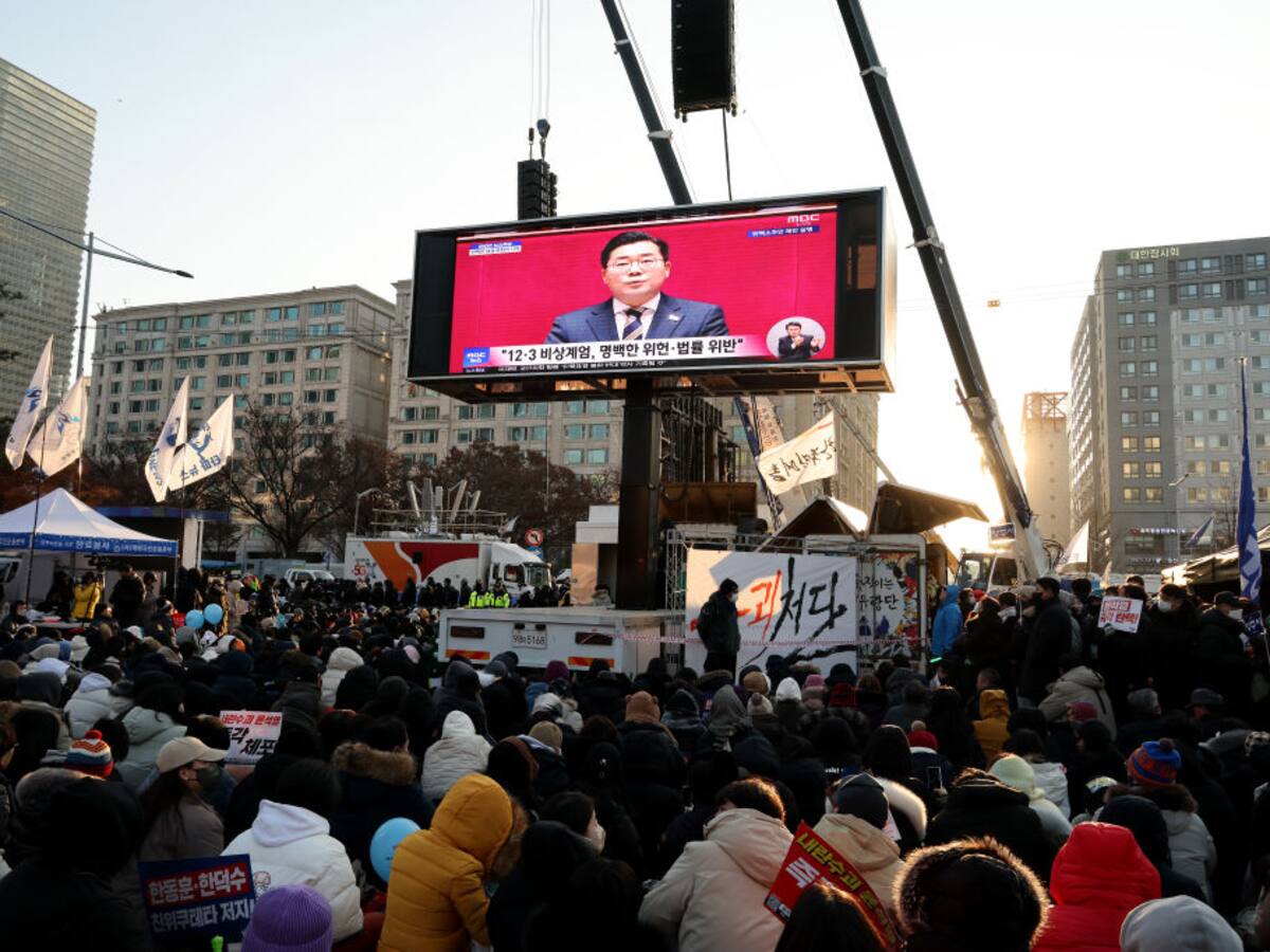 El congreso destituye al presidente de Corea del Sur tras la fallida aplicación de la ley marcial