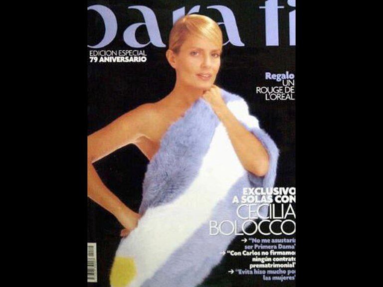 Cecilia Bolocco en «Para Ti»