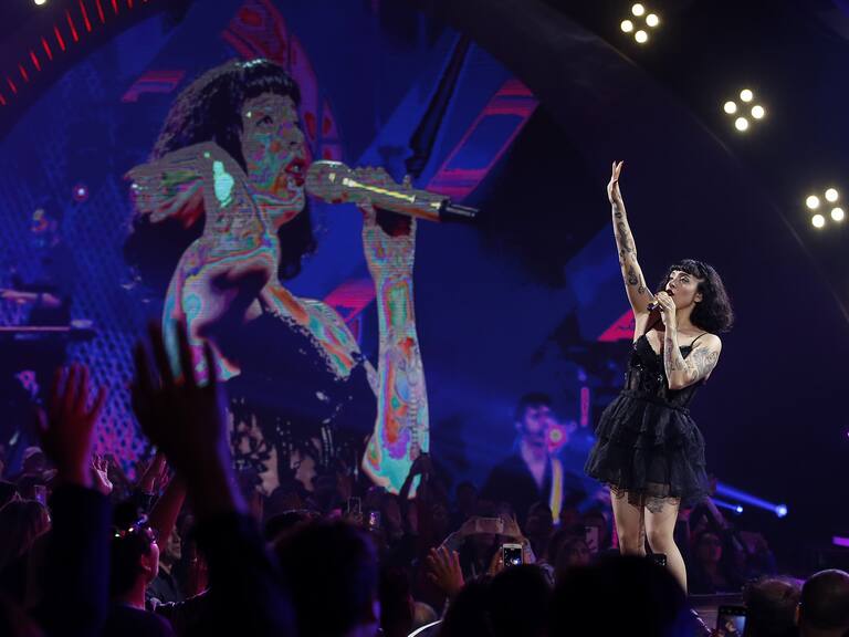 24 de Febrero de 2020/VIÑA DEL MARLa cantante chilena Mon Laferte, se presenta en la segunda noche del Festival de Viña del Mar 2020 realizado en la Quinta Vergara
FOTO:FRANCISO LONGA/AGENCIAUNO