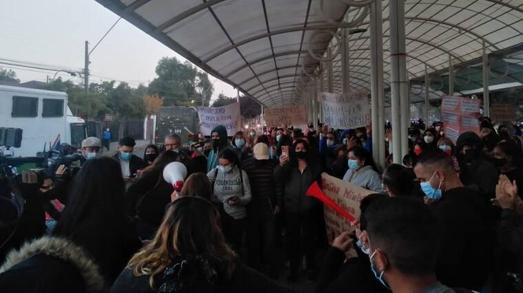 Protesta soluciones habitacionales San Bernardo