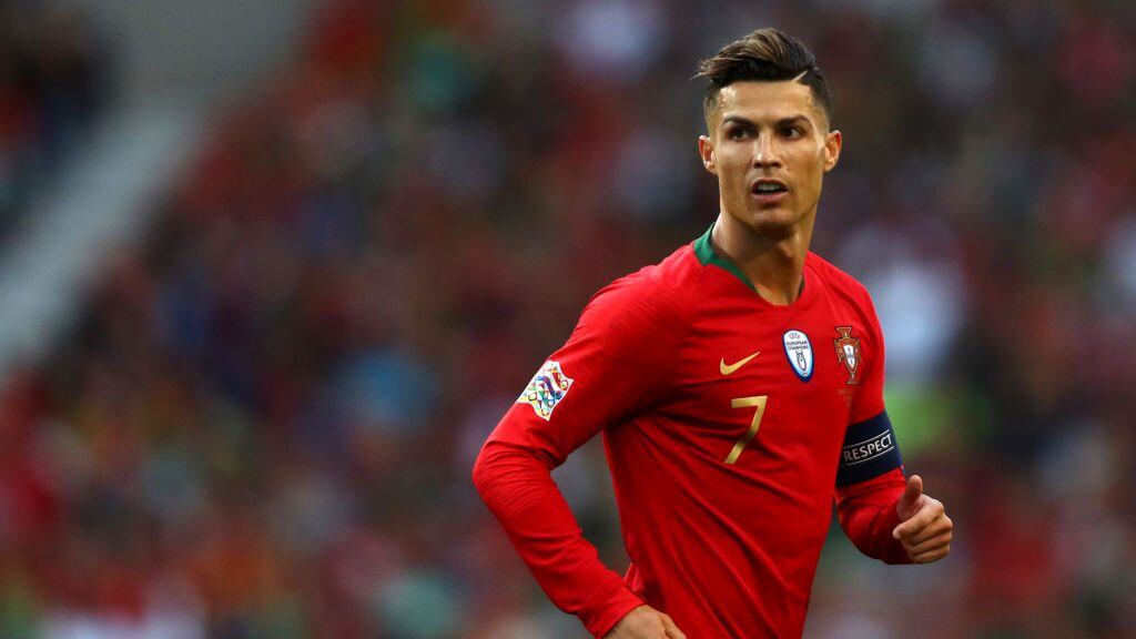 PORTO, PORTUGAL - JUNE 09: Cristiano Ronaldo of Portugal looks on during the UEFA Nations League Final between Portugal and the Netherlands at Estadio do Dragao on June 09, 2019 in Porto, Portugal. (Photo by Dean Mouhtaropoulos/Getty Images)