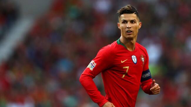 PORTO, PORTUGAL - JUNE 09: Cristiano Ronaldo of Portugal looks on during the UEFA Nations League Final between Portugal and the Netherlands at Estadio do Dragao on June 09, 2019 in Porto, Portugal. (Photo by Dean Mouhtaropoulos/Getty Images)