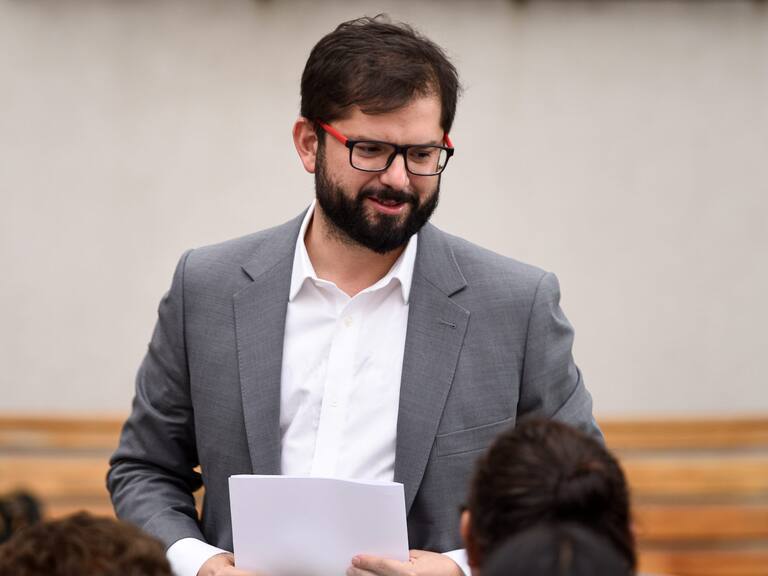 27 de Enero del 2023 / SANTIAGOEl Presidente de la República, Gabriel Boric Font, encabeza la ceremonia de entrega del Premio a la Música Nacional y Artes Escénicas en el palacio de La Moneda.
FOTO: OSCAR GUERRA / AGENCIAUNO