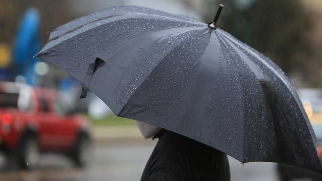 Lluvia en Santiago