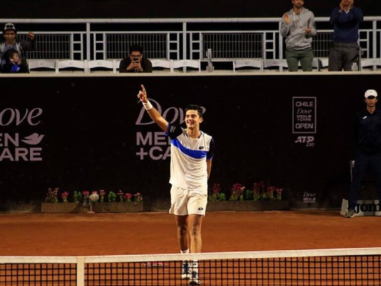 El punto con que Tomás Barrios selló su primera victoria a nivel ATP