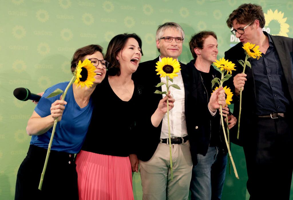 Dirigentes del partido de Los Verdes