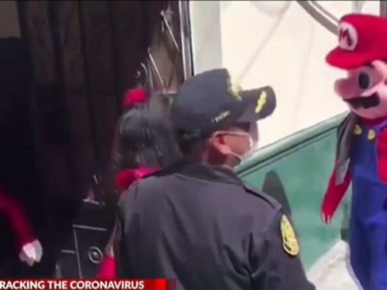 Mickey Mouse y Mario fueron detenidos por no respetar medidas preventivas del coronavirus