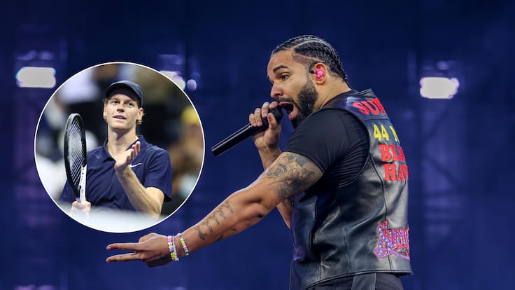 Apostó 300 mil dólares: el millonario botín que se llevará Drake si Sinner sale campeón del US Open