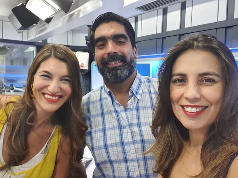 Andrea Obaid, Pablo Rebolledo y Lucía López