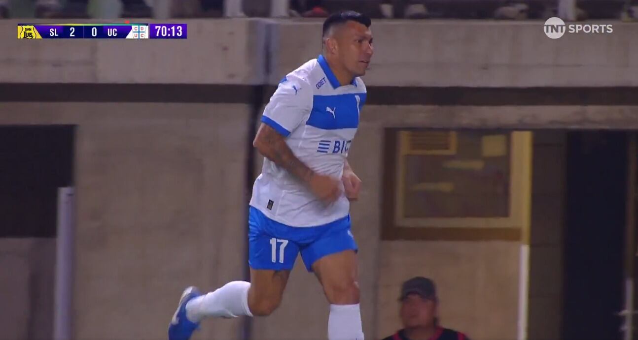 Gary Medel redebutó con la camiseta de la Universidad Católica | Captura de pantalla