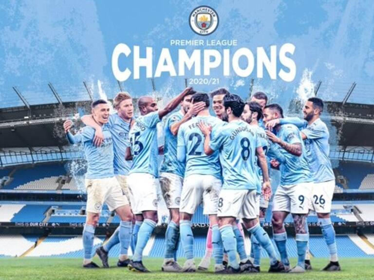 Caída del Manchester United proclamó campeón al Manchester City en la Premier League