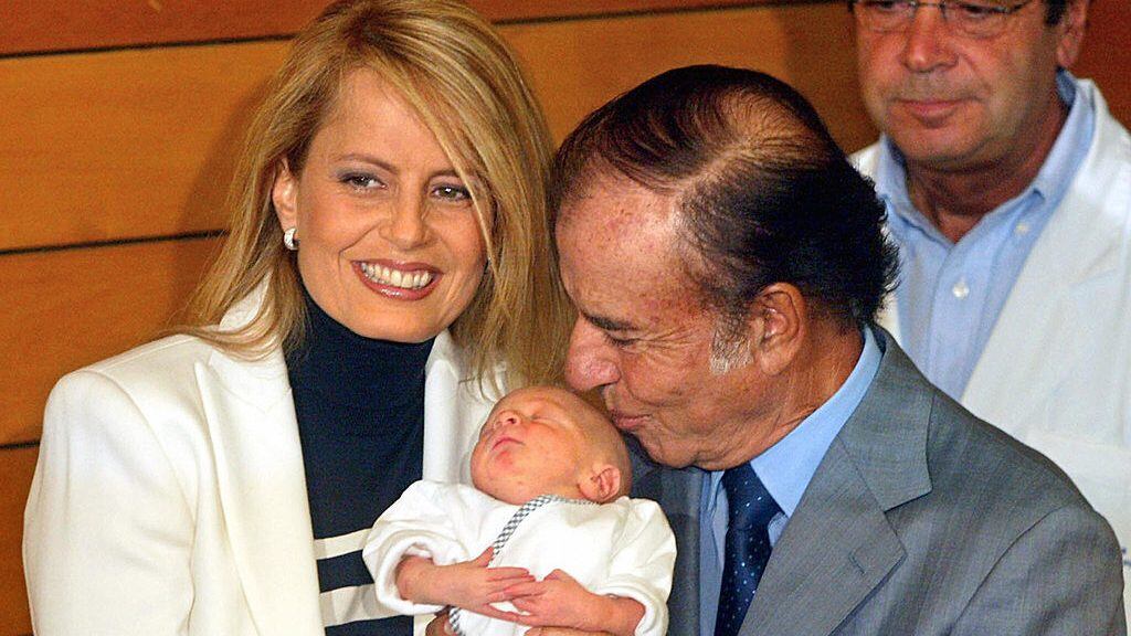 Cecilia Bolocco y Carlos Menem